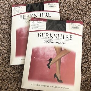Queen Shimmers control top sandlefoot pantyhose